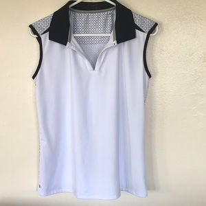 Lopez Delux Dry Sleeveless golf polo Size Med